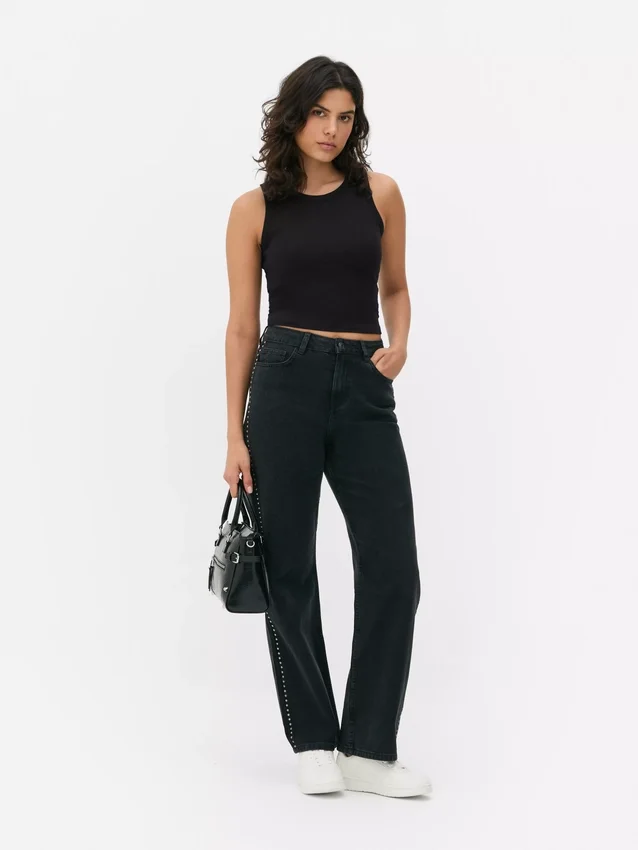 Ribbed racer back tank