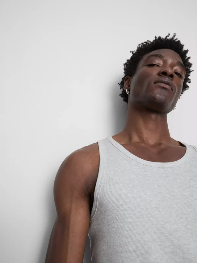 Ribbed tank top
