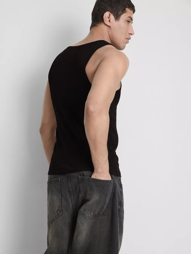 Ribbed tank top