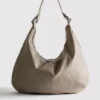 Ring detail slouch shoulder bag