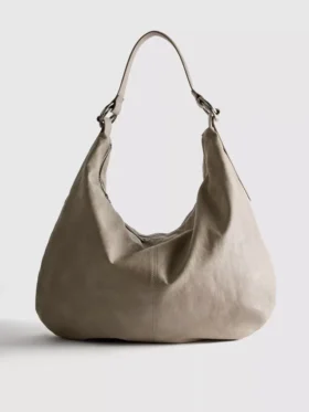 Ring detail slouch shoulder bag