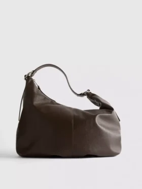 Ring detail slouch shoulder bag