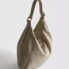 Ring detail slouch shoulder bag