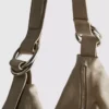 Ring detail slouch shoulder bag