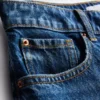 Ripped denim shorts