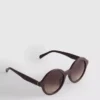 Round tinted sunglasses