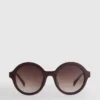 Round tinted sunglasses