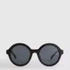 Round tinted sunglasses