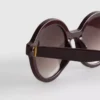 Round tinted sunglasses