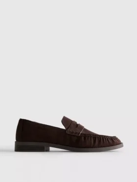 Ruched loafers