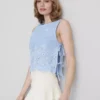 Ruched-waist mini rara skirt