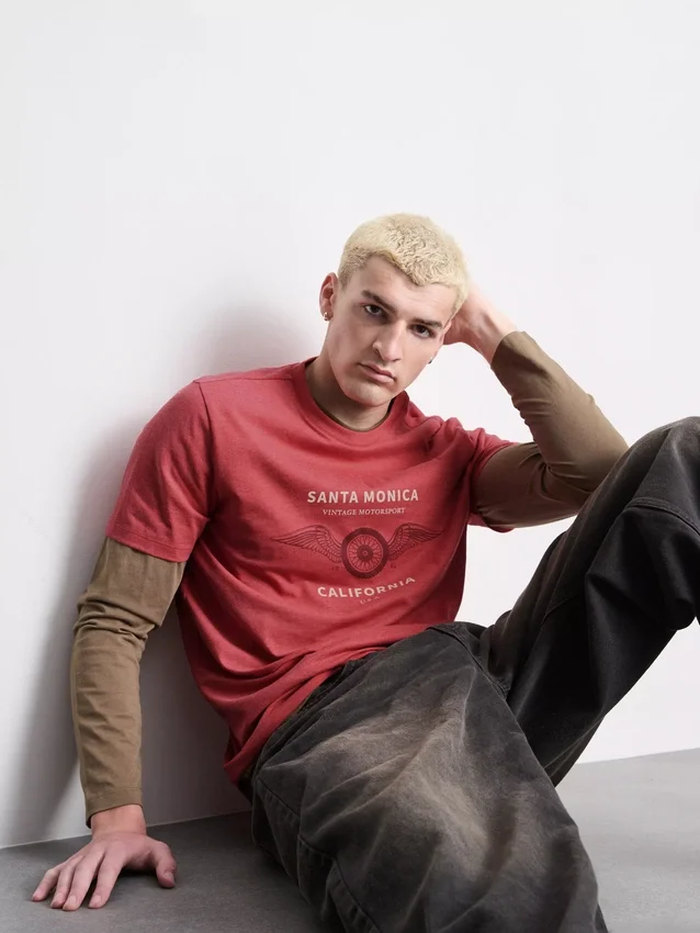 Santa monica short sleeve t-shirt