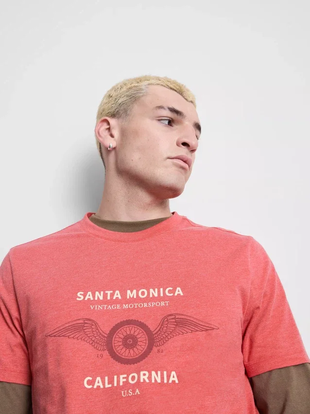 Santa monica short sleeve t-shirt