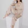 Satin boyfriend pajamas