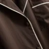 Satin boyfriend pajamas