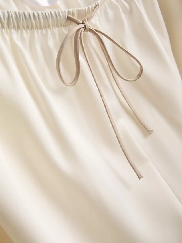 Satin boyfriend pajamas