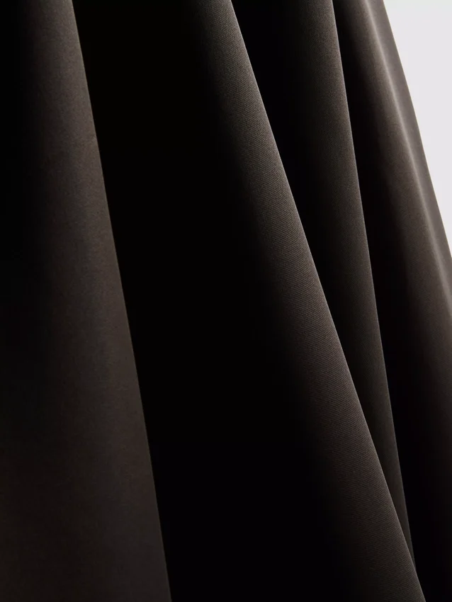 Satin circle maxi skirt