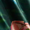 Satin scenic print beach pants