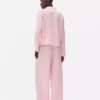 Satin striped pajamas