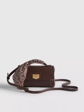 Scarf detail crossbody bag