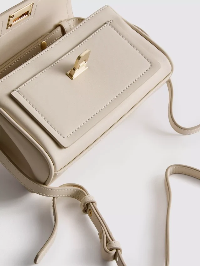 Scarf detail crossbody bag