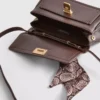Scarf detail crossbody bag