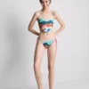 Scenic print bandana bikini top