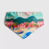 Scenic print bandana bikini top