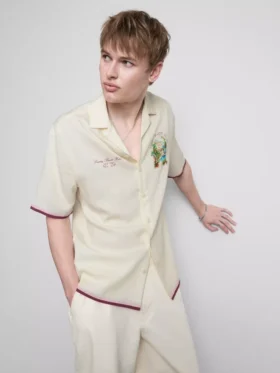 Scenic revere collar shirt