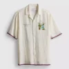 Scenic revere collar shirt