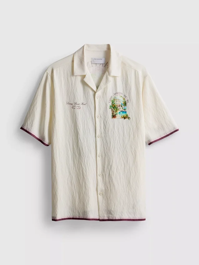 Scenic revere collar shirt