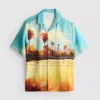 Scenic revere collar shirt