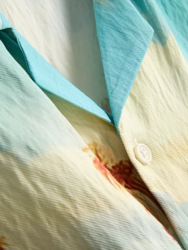Scenic revere collar shirt