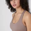 Scoop neck active tank top