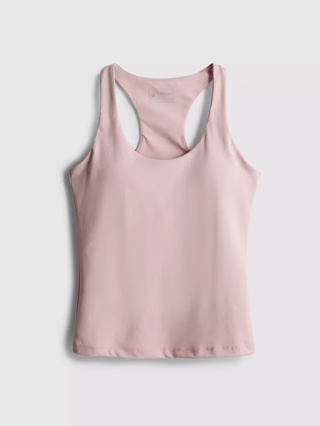 Scoop neck active tank top