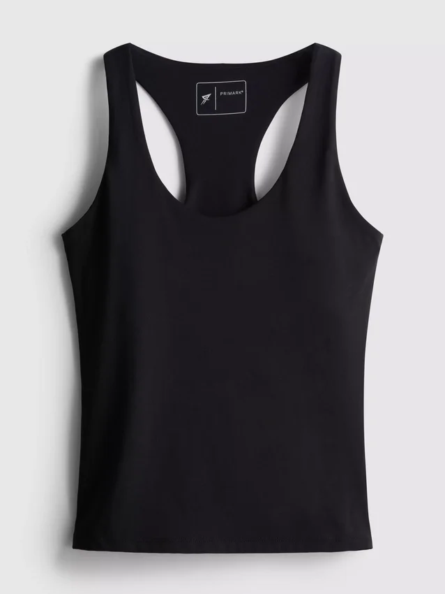 Scoop neck active tank top