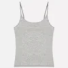 Scoop neck stretch cami