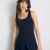 Scoop neck tank