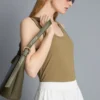 Scoopneck racerback tank top