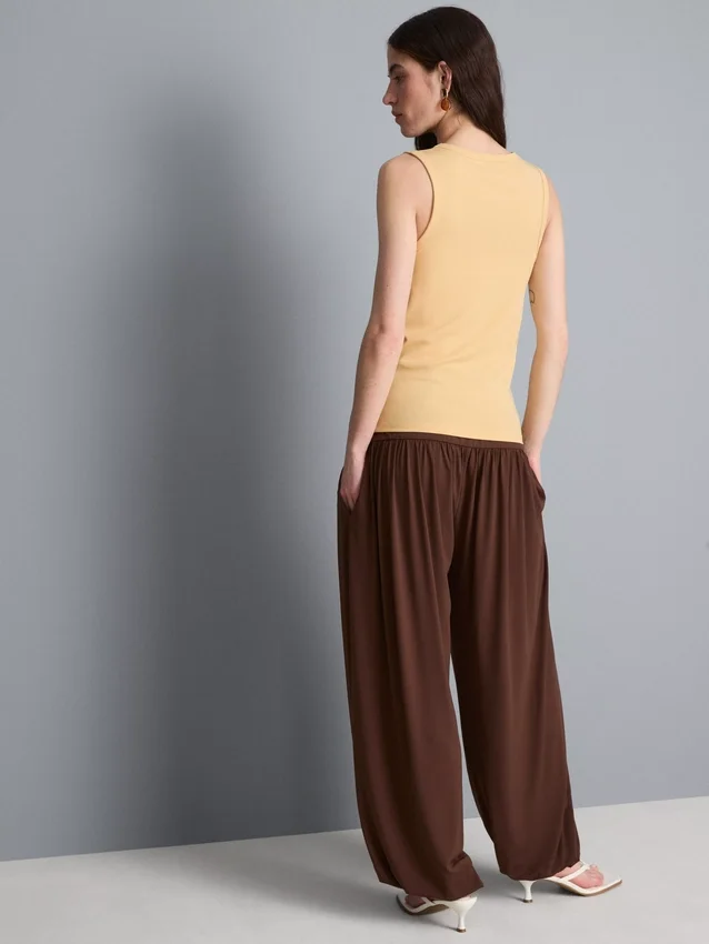 Scoopneck racerback tank top