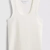 Scoopneck racerback tank top