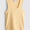 Scoopneck racerback tank top