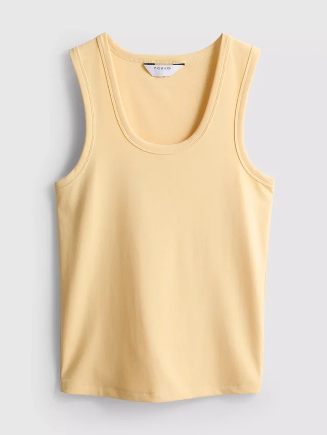 Scoopneck racerback tank top