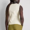 Sculpted button through waistcoat