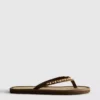 Seagrass effect flip flops
