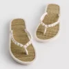 Seagrass effect flip flops