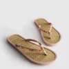 Seagrass effect flip flops