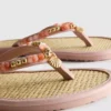 Seagrass effect flip flops