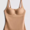 Seamless built-in bra cami