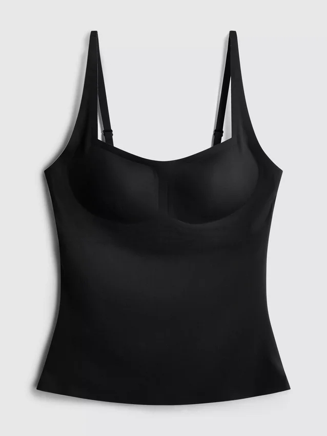 Seamless built-in bra cami